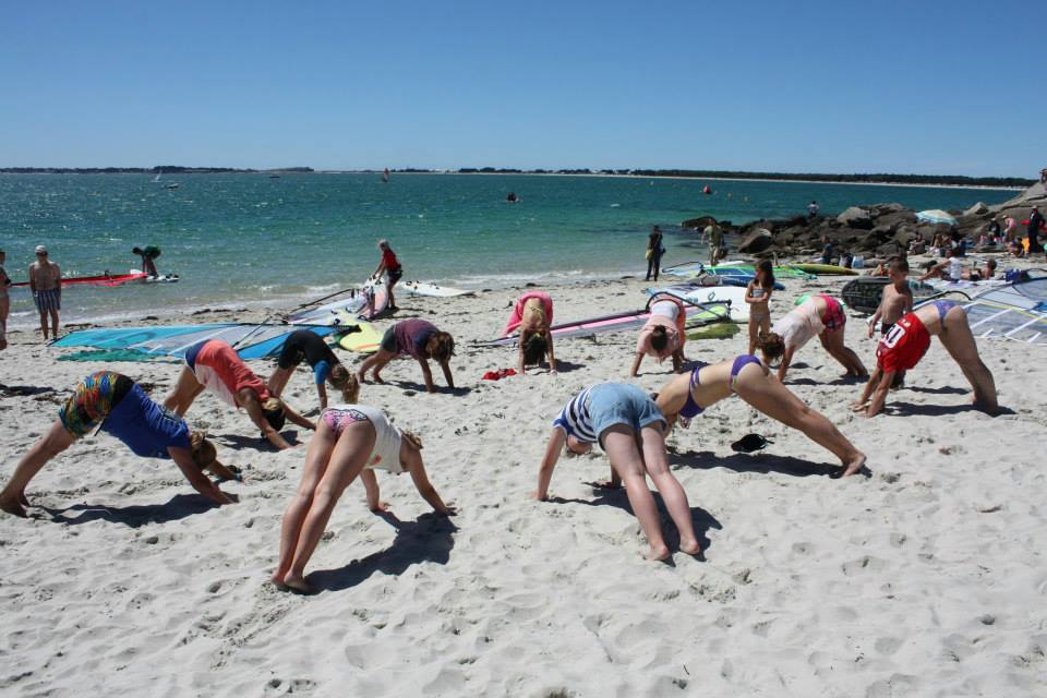 défi des filles yoga